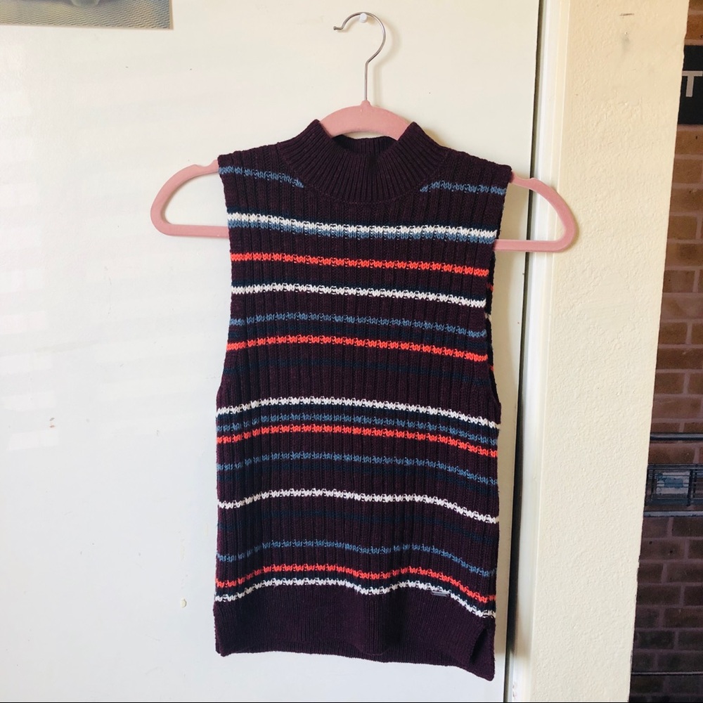 Abercrombie Mock Neck Sweater Tank - Size S